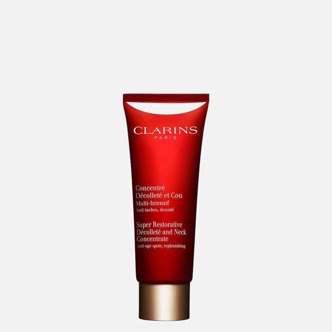 Clarins Multi-Innsive más de 50 cuellos y escote.
